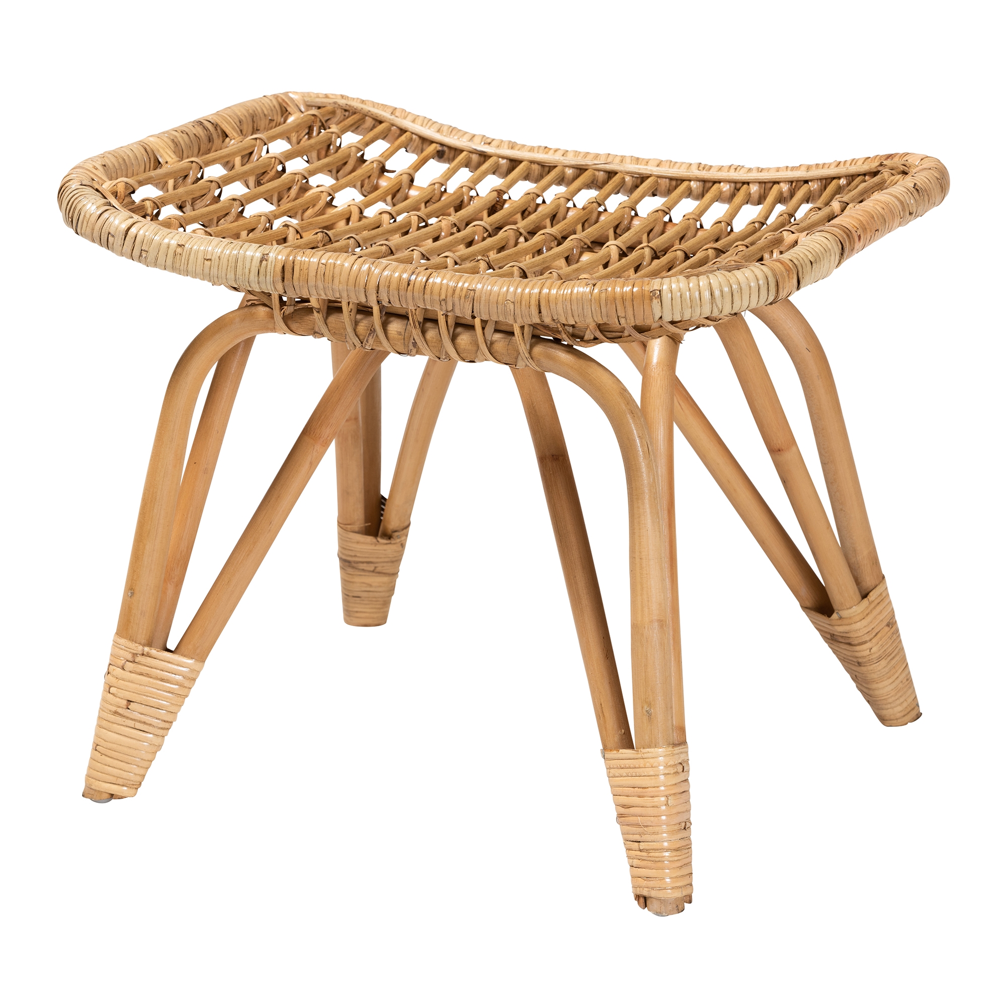 Wicker footstool deals